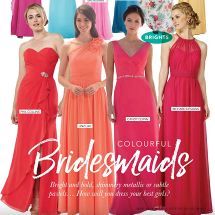 Colourful Bridesmaids