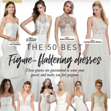 50 Best Figure Flattering Dresses – To make you feel gorgeous on your big day