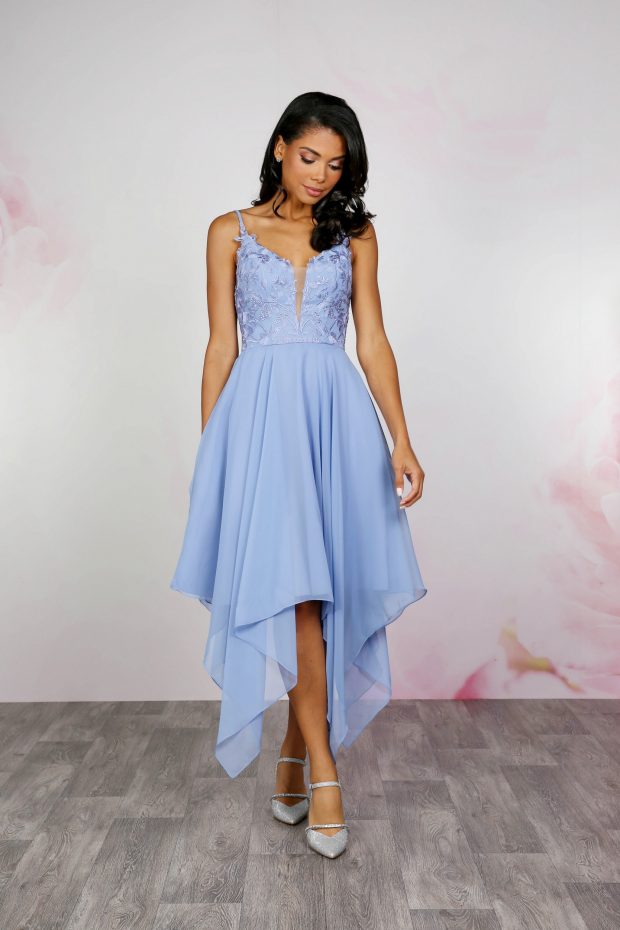Handkerchief Hem Dress - Emma Bridals