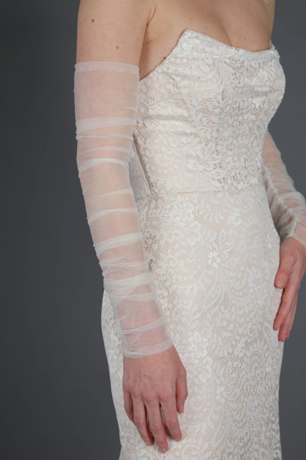 Ruched tulle hotsell
