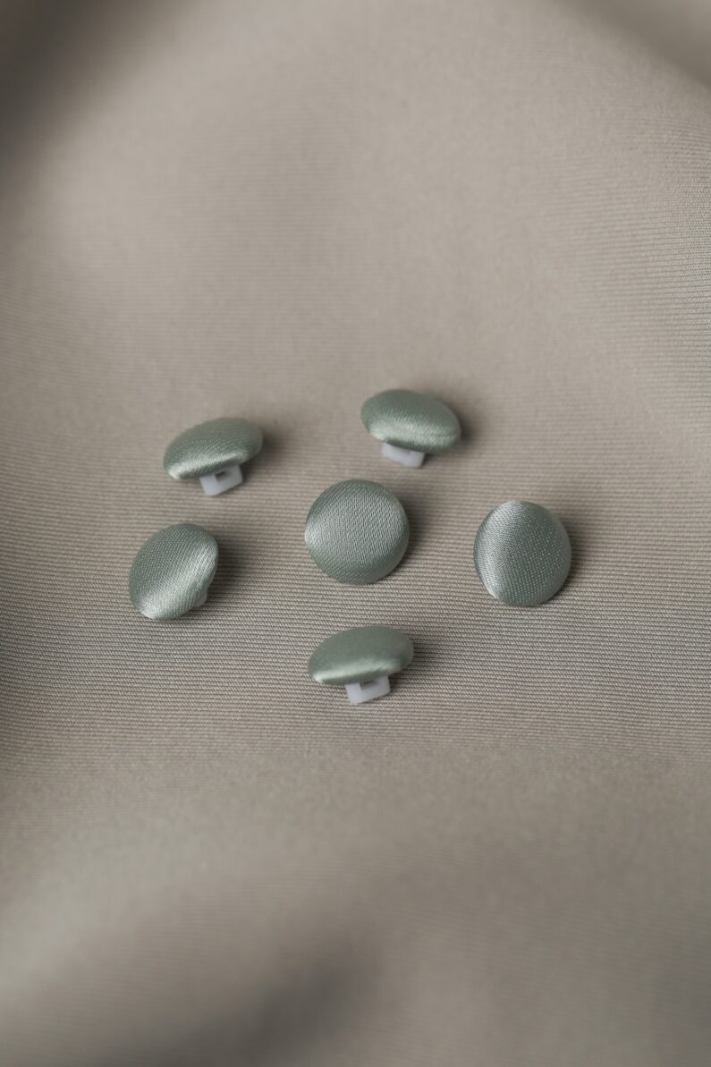 Matte Satin Buttons - Emma Bridals