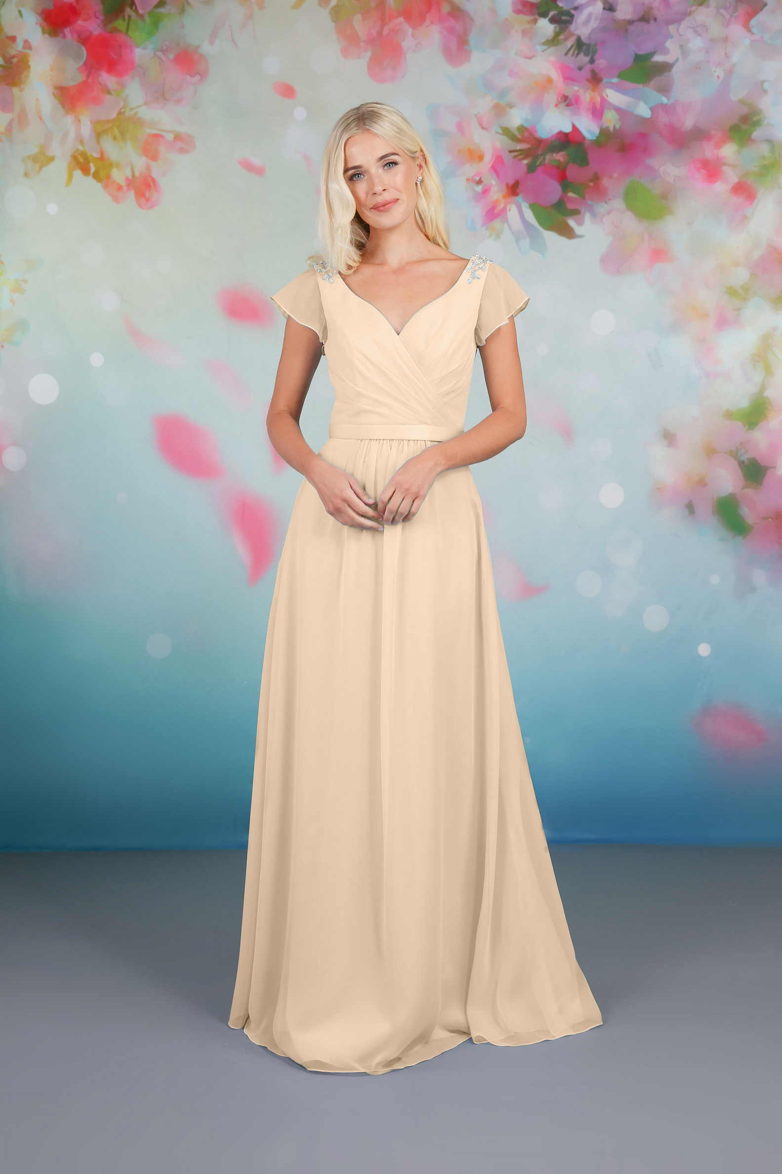 Rosy latte deals bridesmaid dresses